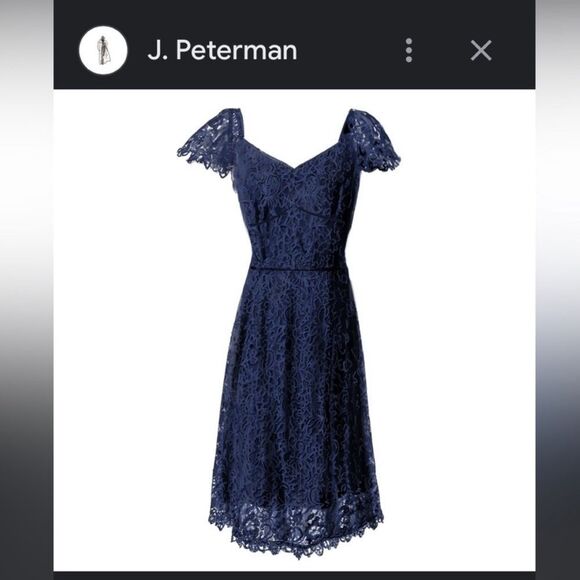 J. Peterman‎ Apology Free silk blend cap sleeve lace lined dress size 0 - Picture 3 of 10